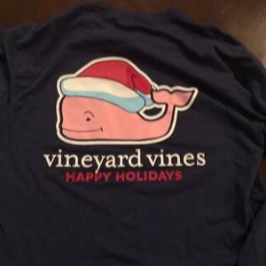 Like New Vineyard Vines Holiday Long Sleeve Tee